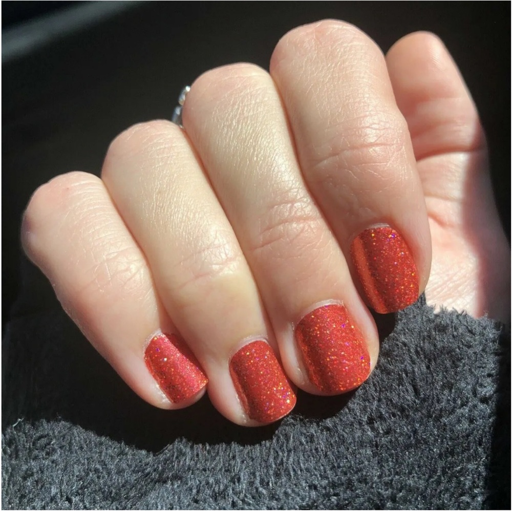 *Retired* Color Street: Trick or Treat Yourself | Halloween Orange Glitter Fall